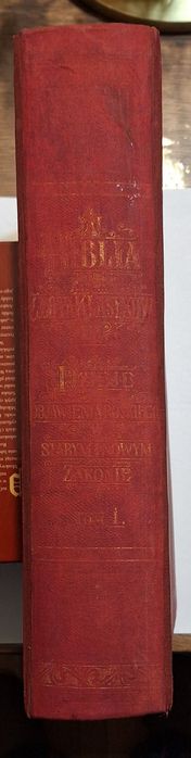 Biblia Złota Klasyków 1898 r.