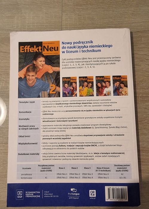 Effekt Neu  2, niemiecki , podrecznik dla liceum i technikum