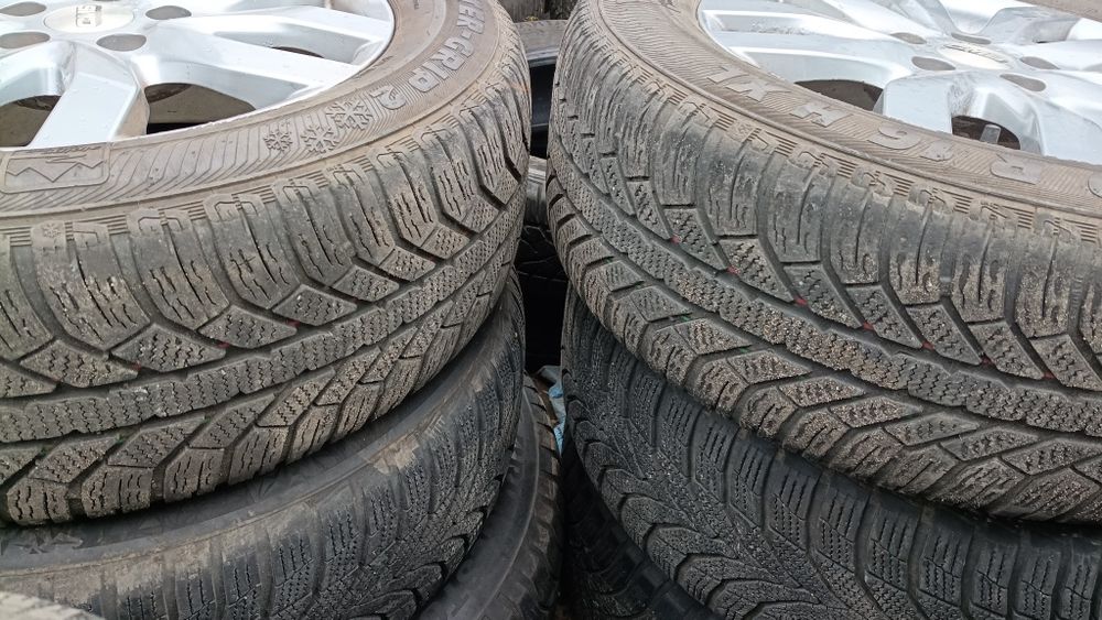 5 x 108 16 cali felgi aluminiowe z oponami zimowymi 5x108 16