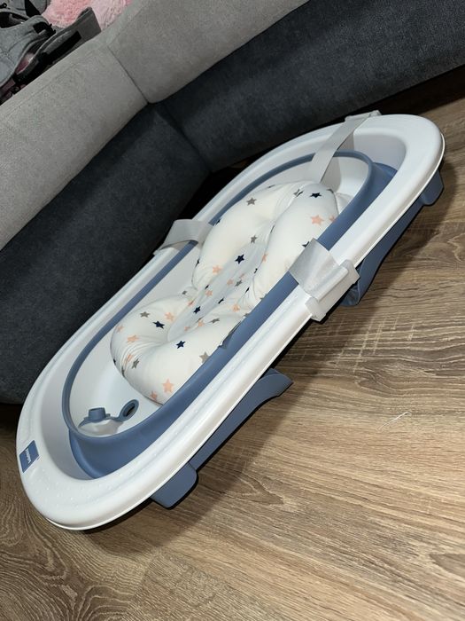 Ванночка складна Babyhood + матрасик