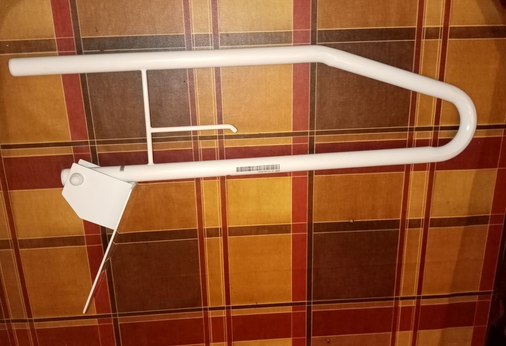 Barra Dobrável Adaptada para WC indicada para idosos