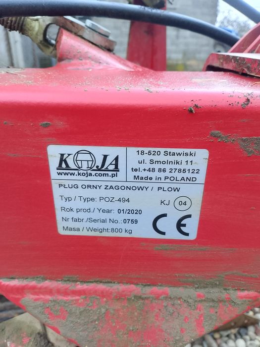Sprzedam pług Koja