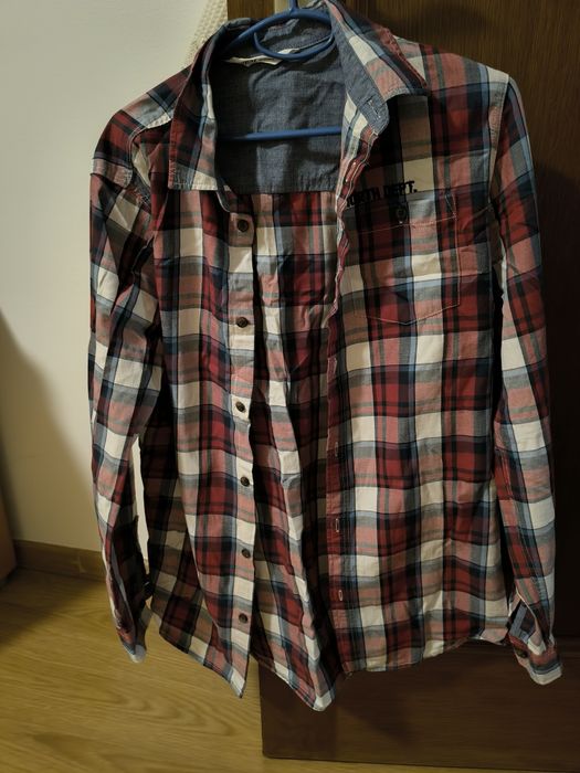 Camisa manga comprida rapaz xadrez 14 anos +