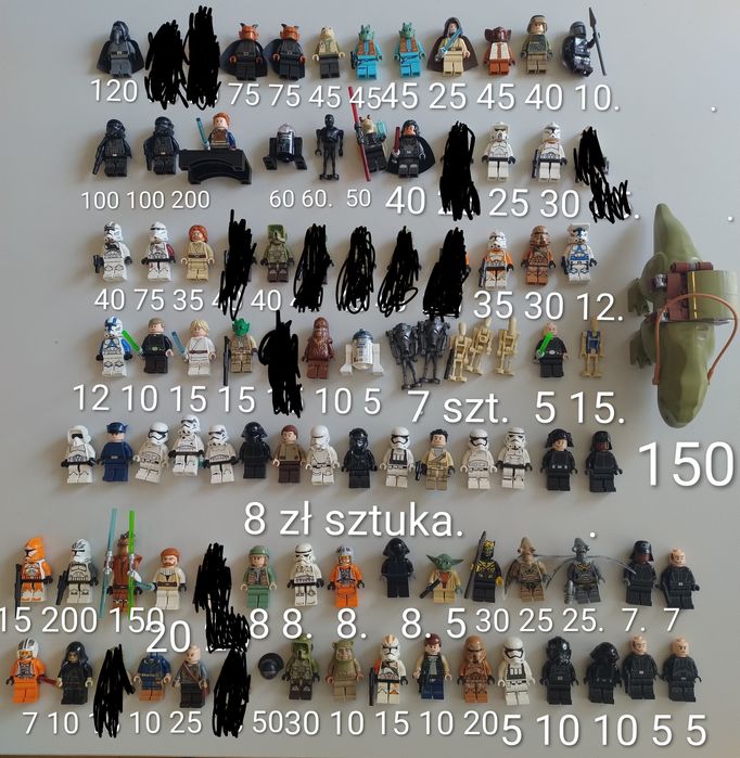Figurki LEGO Star Wars na sztuki