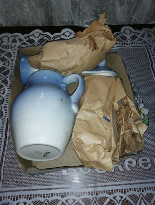 Набор посуды. Винтаж СССР.
Будянский фаянсовый з-д