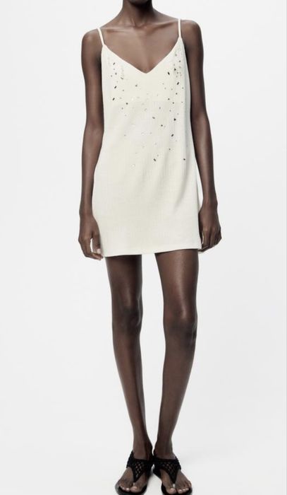 ZARA sukienka z brylancikami  r. L
