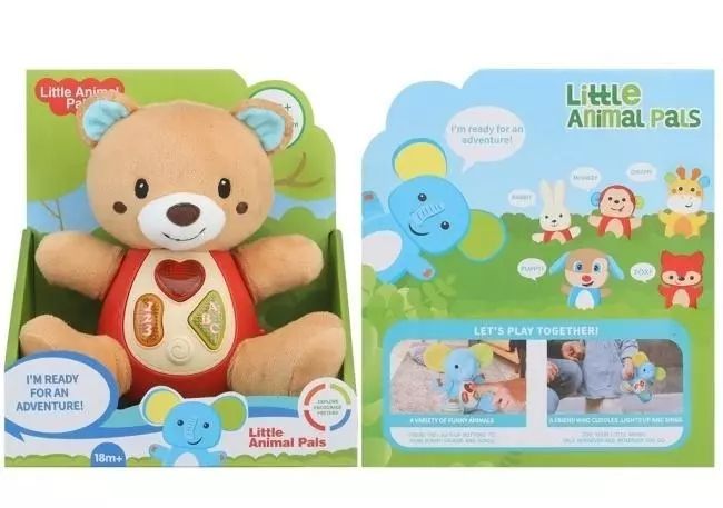 Małpka Pluszowa Ze Światłem I Muzyką. Merkpol