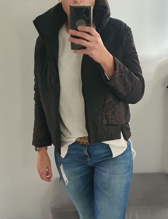 Kurtka nowa Desigual czarna rozmiar s 36 oryginalna czarna oversize