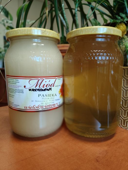 Miodek, miodzio duże słoiki