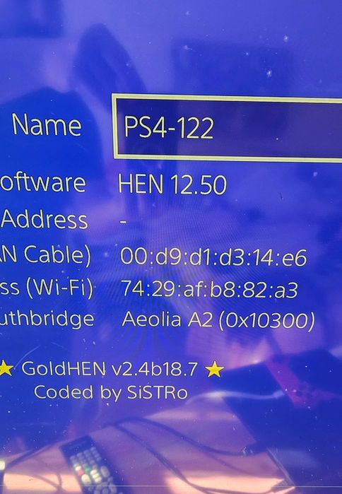 PS4 500GB Desbloqueada com comando 12.50