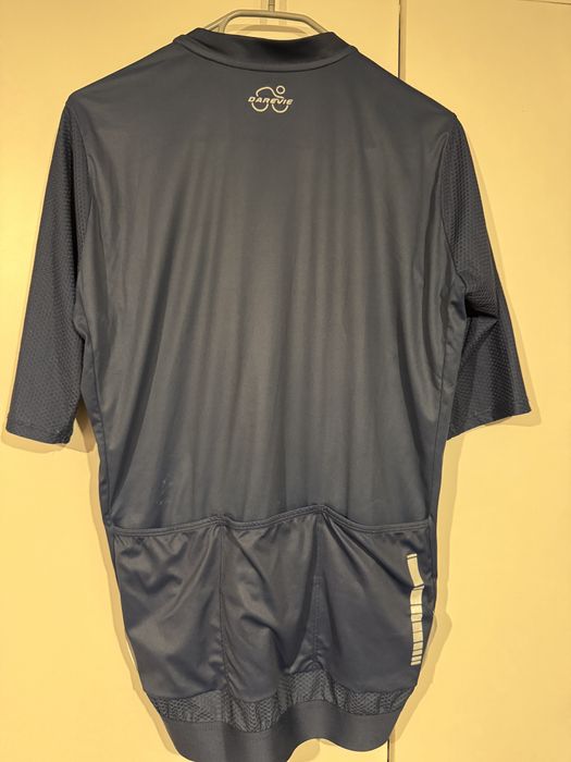 Koszulka rowerowa Darevie granatowa XXL