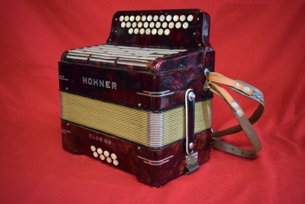 Concertina Hohner Club III 3 Voz São Pedro Do Sul, Várzea E Baiões