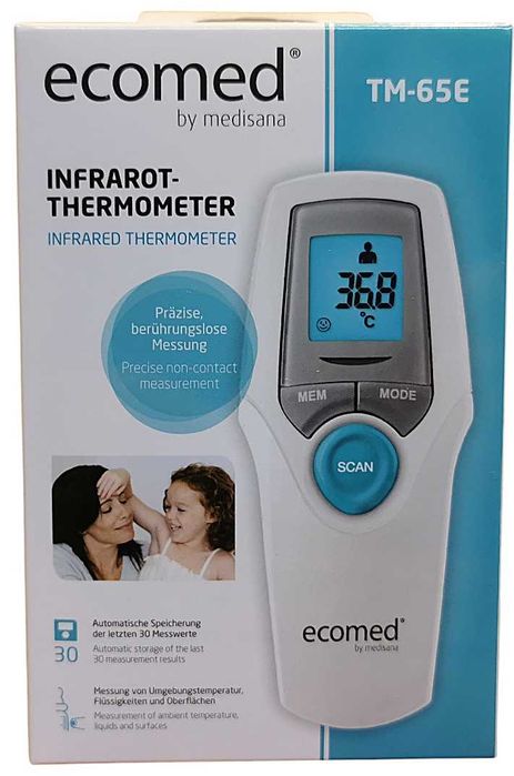 Termometr Medisana TM 65E Ecomed bezdotykowy do ciała i przedmiotów