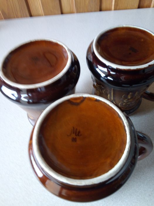 Mirostowice  kufle ceramiczne PRL