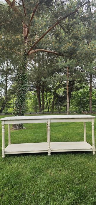 Drewniana konsola / komoda w stylu prowansalskim Shabby Chic