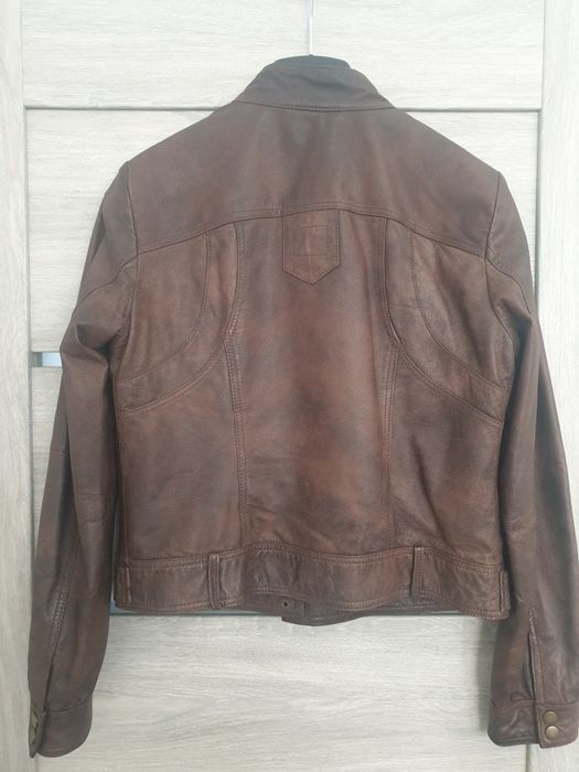 Damska  kurtka-ramoneska skórzana z C&A