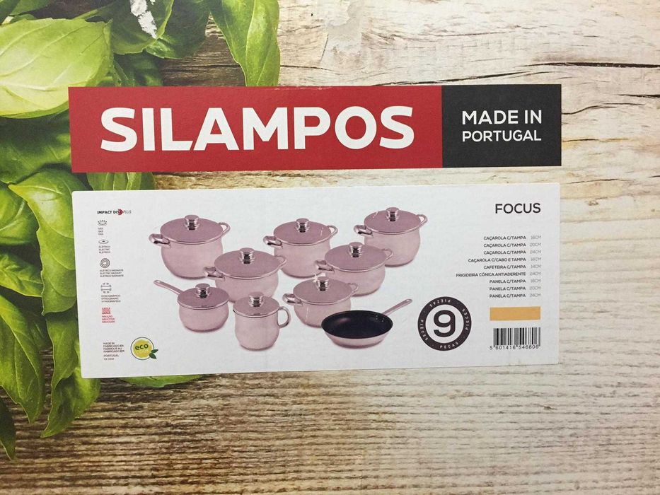 SILAMPOS - INDUÇÃO - Trem 9 pçs - Modelo Focus -NOVO