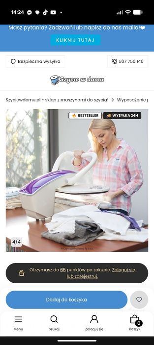 Prasa parowa parownica Texi Apollo 101