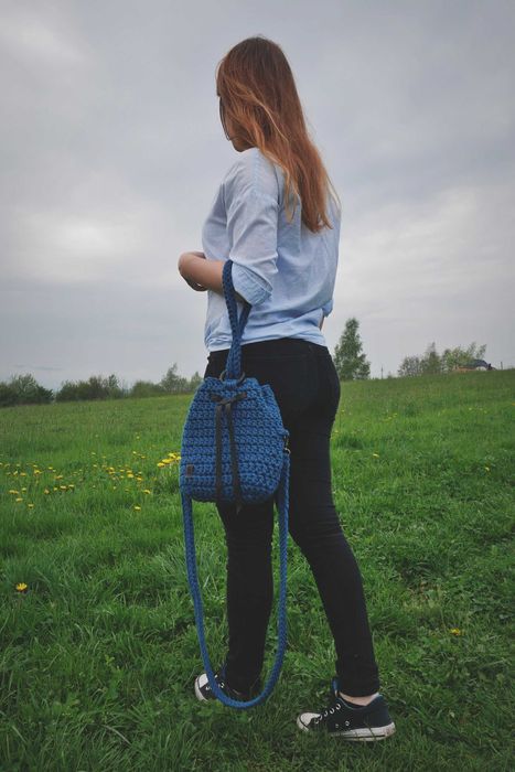 Torebka robiona na szydełku, handmade, boho, na prezent