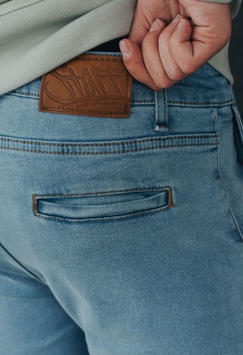 Джинси Staff light blue slim-fit