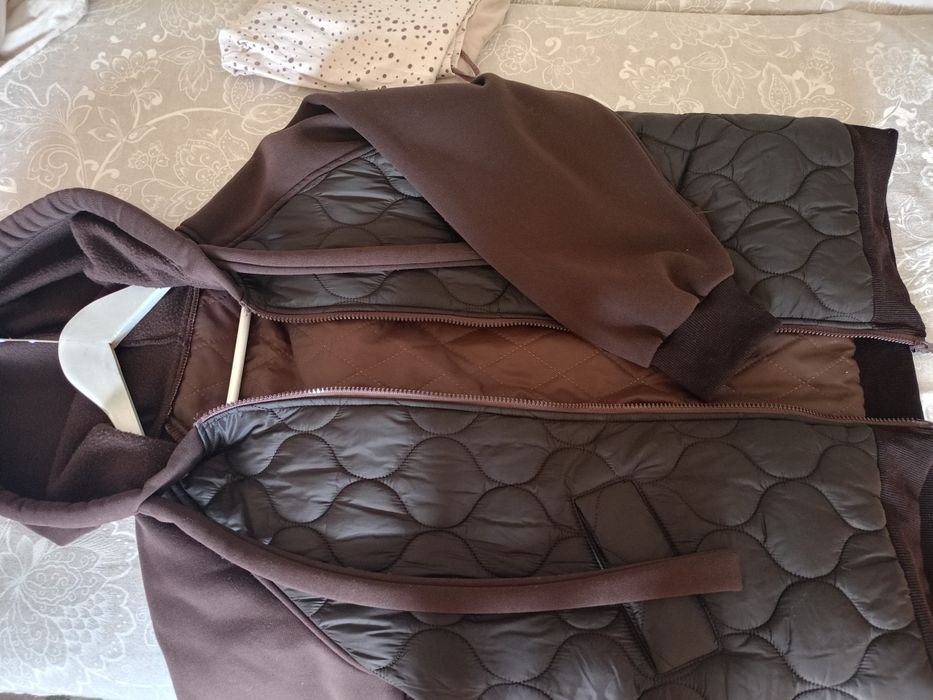 Kurtka bluza czekoladowa brązowa