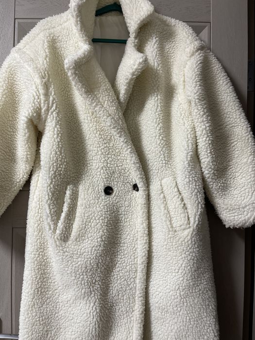 Еко шуба тедди как Max Mara