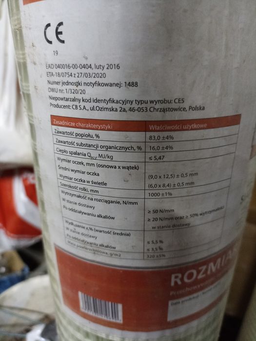 Siatka cokołowa Rednet