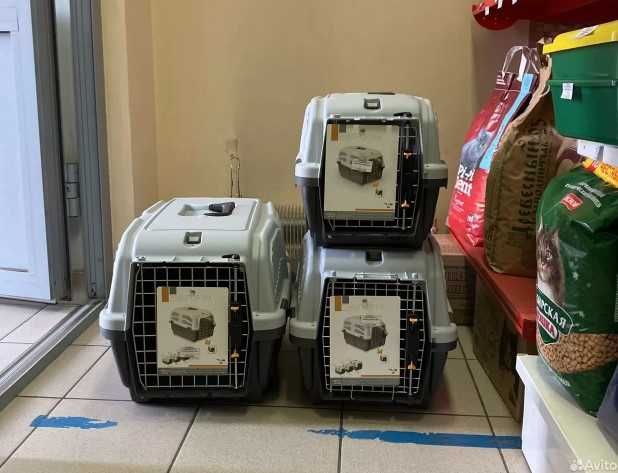 Переноска бокс клетка для собак кошек размеры от №1,2,3,4,5,6,7 АВИА