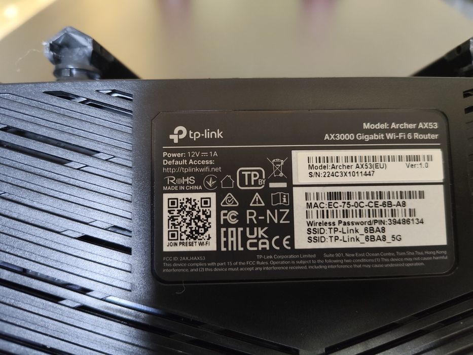 TP-Link Archer AX53 AX3000 Wi-Fi 6