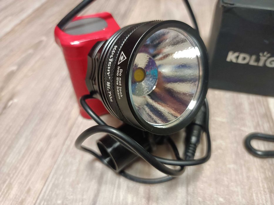 Latarka na rower KDLIGHT BL70s XHP70.2 3000 lumenów + akumulator 10Ah