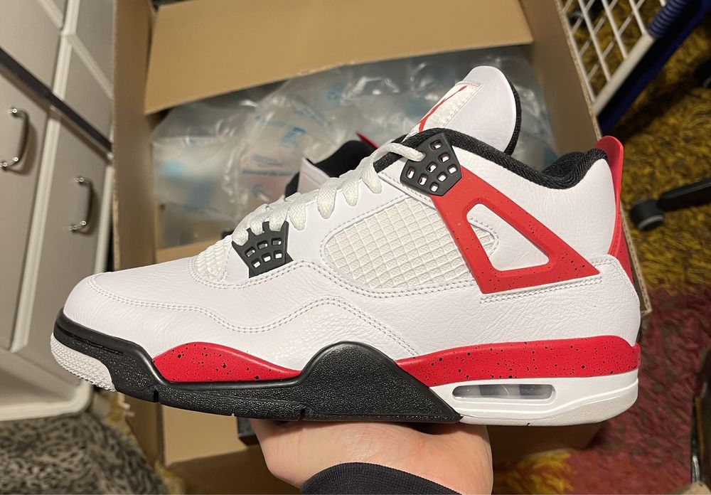 Buty Nike Air Jordan 4 Retro Red Cement 44,5 Warszawa Wola