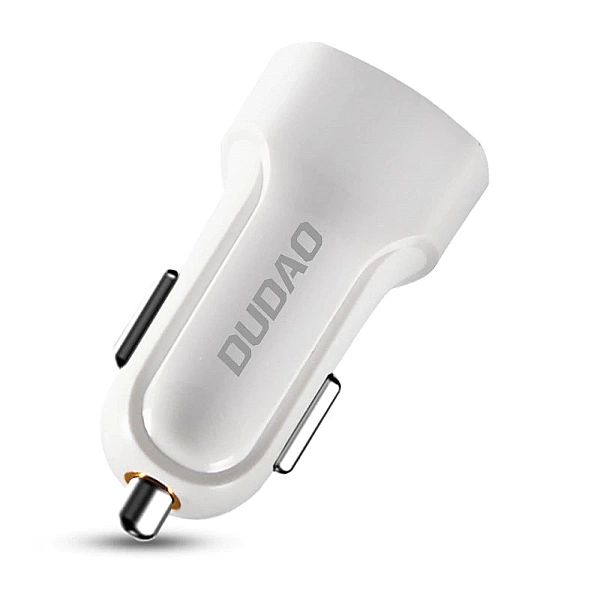 Dudao zestaw samochodowa ładowarka 2x USB 2.4A + kabel przewód USB 3w1