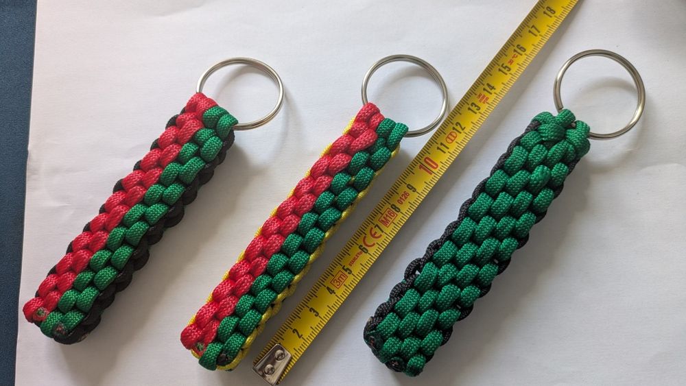 Brelok paracord, handmade, brelok do kluczy