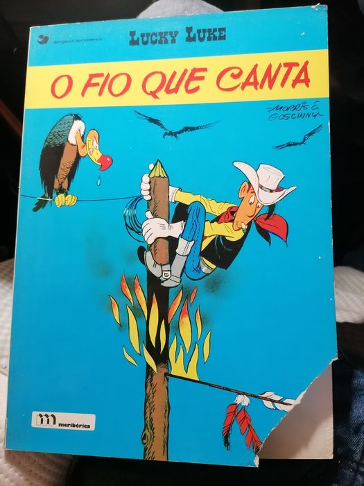 Lucky Luke - O Fio Que Canta (Ed. Meribérica) - Banda Desenhada