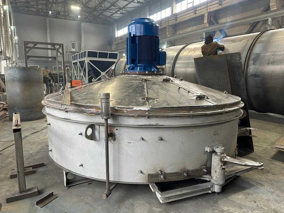 Бетономішалка ГК МОНОЛІТ-1200. Промисловий Міксер Бетону. Виробництво