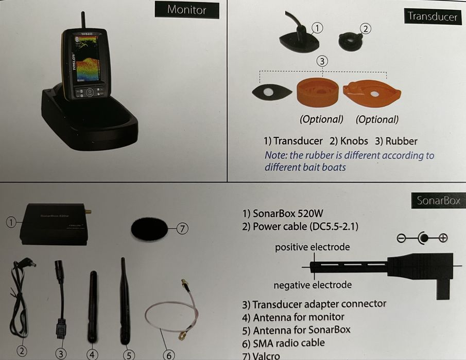 Echosonda Toslon Tf 520 / 640 / XR310