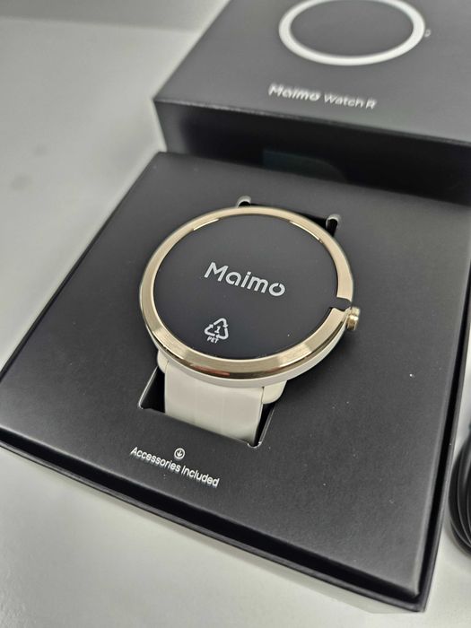 Nowy smartwatch Maimo Watch R GPS złoty - darmowa dostawa