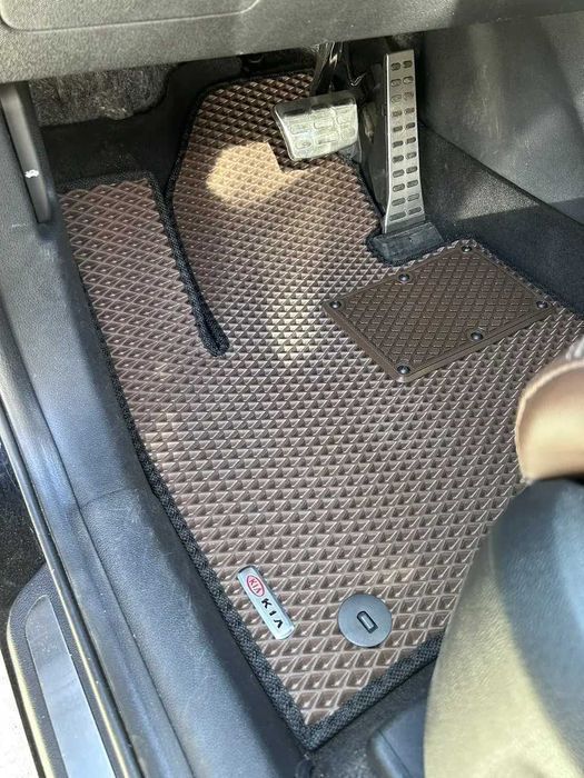 ЕВА\EVA автоковрики в салон Kia Sportage/Rio/Sorento/Soul/Stonic/Venga