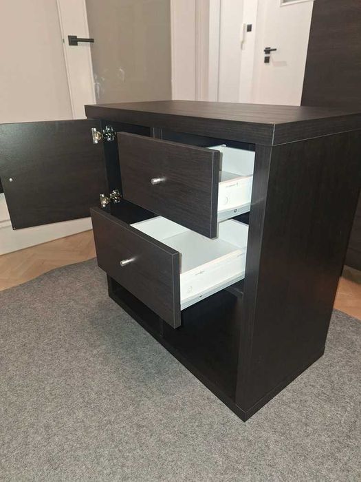 Kallax Ikea ciemny brąz