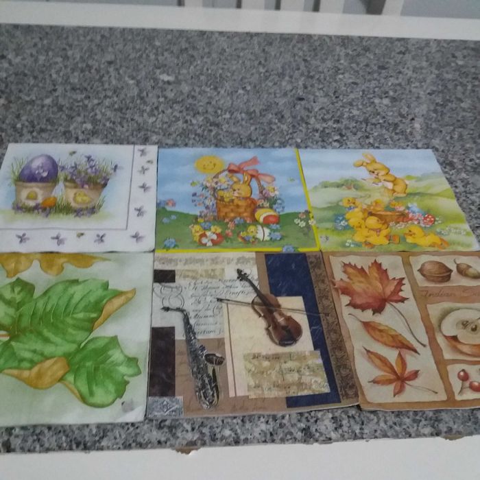 Guardanapos para decoupage