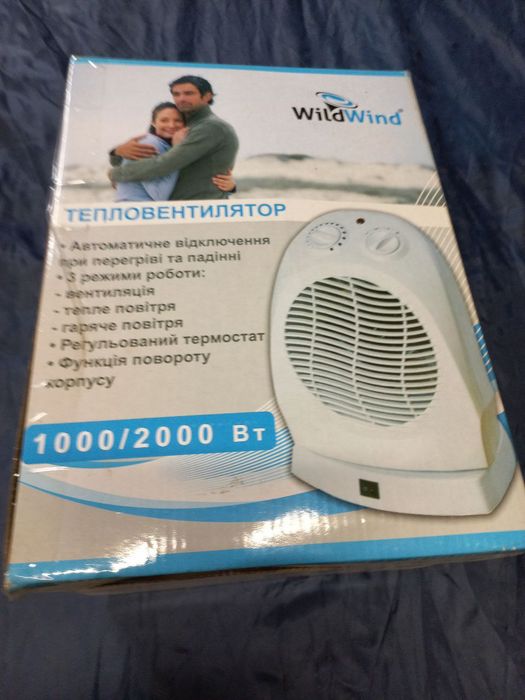 Тепловентилятор поворотный wild wind