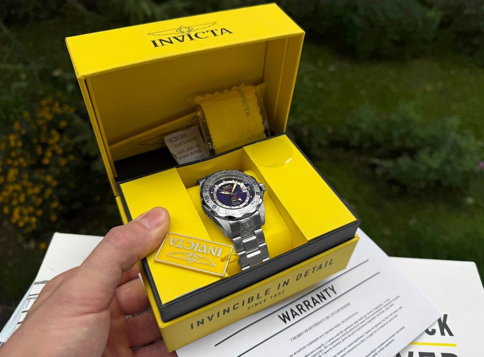 Годинник Invicta 5124 Pro Diver Master of Ocean 44 mm. GMT 200 MT