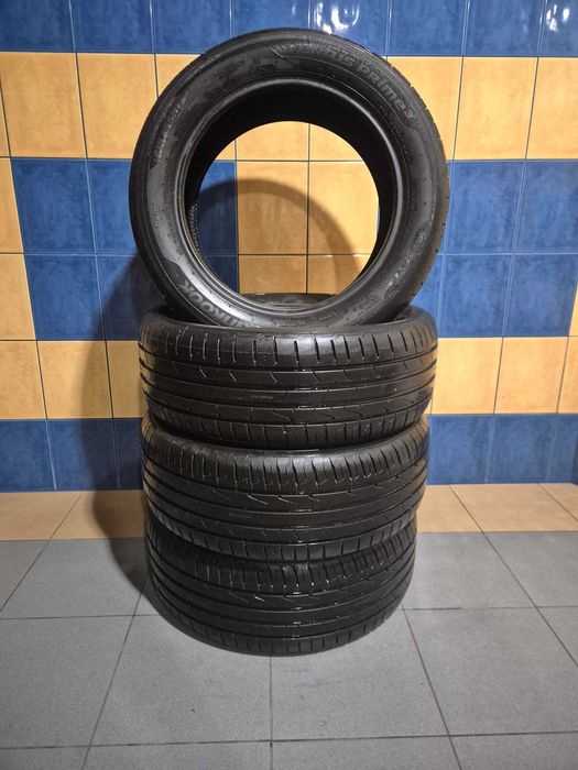 Komplet opon letnich Hankook 215/55 R17 – stan idealny, rocznik 2025