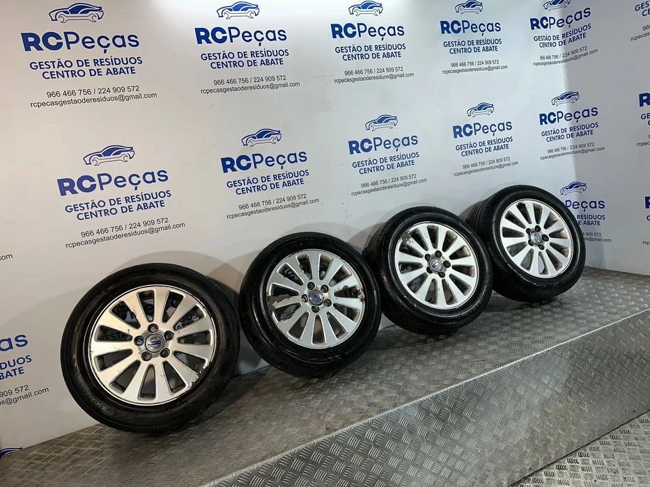 Conjunto Jantes 16 Originais Volvo 5×108 ET52.5 6.5J 30647088
