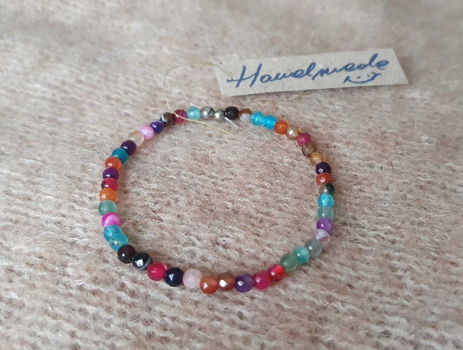 Bransoletka handmade kamienie naturalne