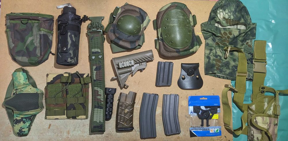 Material airsoft diverso