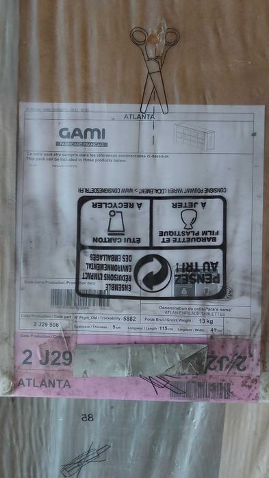 Móvel Conforama – 1 Aparador Atlanta Chene Fusa, Novos e em Caixa