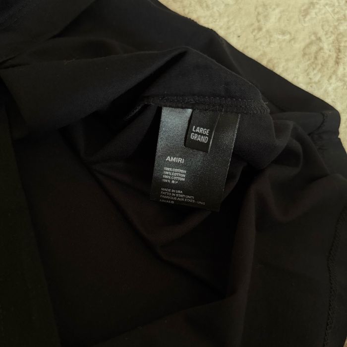 Футболка Amiri Black Амири Черная
