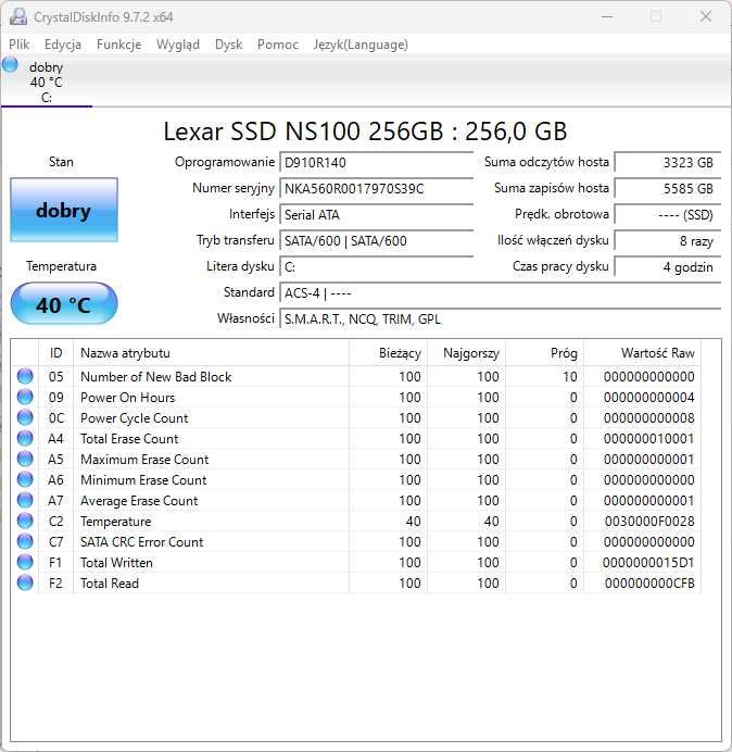 Komputer Lenovo M93p ThinkCentre Tiny i5, 8GB, 256GB SSD