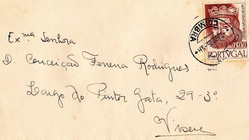 Portugal - 1955jul02 = Envelope, carimbo e selo